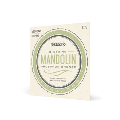 D'Addario EJ75 Mandolin Strings Set Medium-Heavy Bronze .0115 - .041 (J75) image 3
