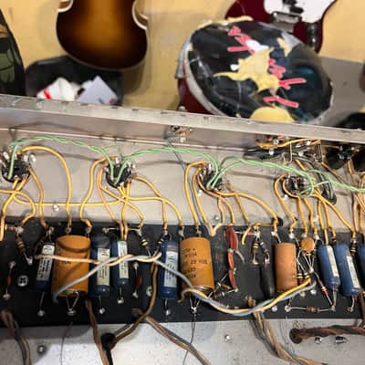 Fender Showman Guitar Amp Head Black Panel / 1964 image 6