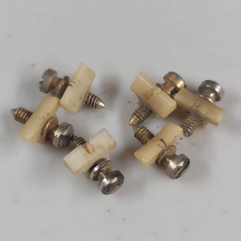1960's Gibson Nylon Saddles Complete Set - Never Filed On! (B-405) image 1