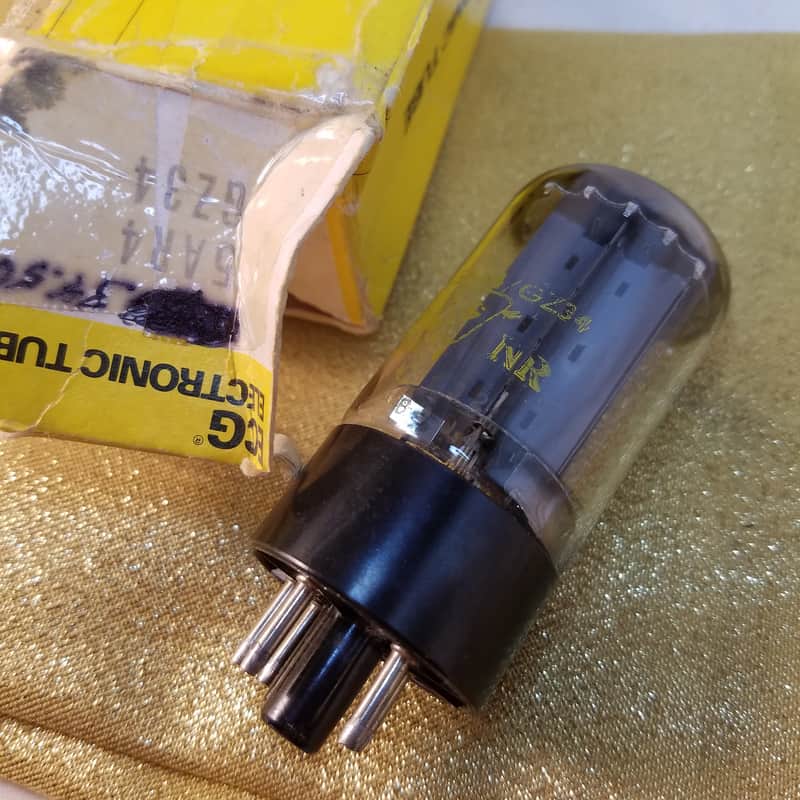 Mullard 5AR4 tNOS AT1000 TESTED Vacuum Tube f32 Blackburn 4-notch plates GZ34 Rectifier 1961-1966 image 1