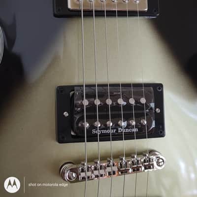 Epiphone Adam Jones Signature Art Series Les Paul Custom 2023 - Frazetta "The Berserker" / Silverburst image 2