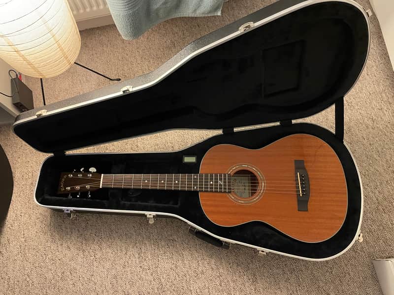 3/4 travel-size acoustic Zager guitar with LR Baggs pick-up image 1