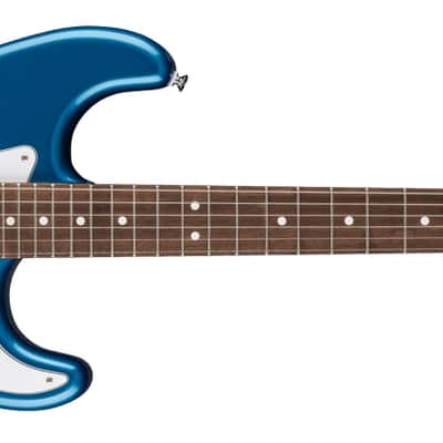 Fender Standard Stratocaster, Laurel Fingerboard, White Pickguard, Aqua Marine Metallic image 2