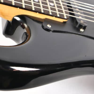 Vintage 1980s Kramer Focus 3000 Black Electric Guitar w/ Harmony Case image 17