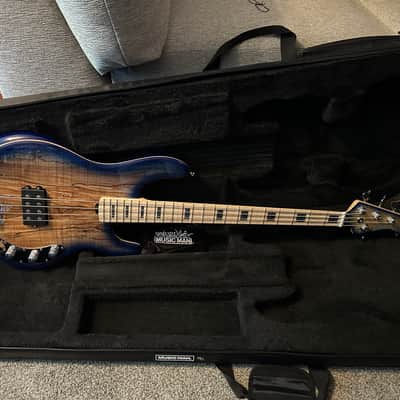 Ernie Ball Music Man Ball Family Reserve StingRay 4 H Paua Blue image 1