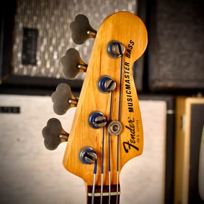 Fender Musicmaster Bass White Refinish 1978 image 9