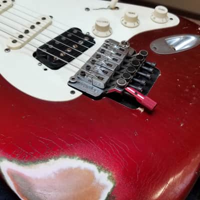 used 2012 Fender Custom Shop Greg Fessler Masterbuilt 1956 Stratocaster Relic HSS Floyd Rose, Excellent Condition with OHSC! image 18