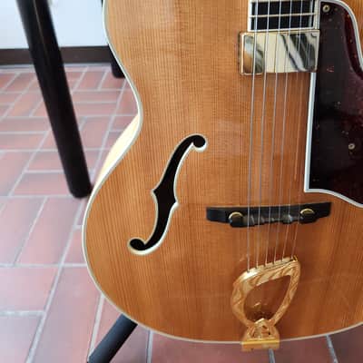 Vintage 1997 Guild Artist Award Archtop Electric Guitar - Blonde with Benedetto Pickup and Guild Hardshell Case image 4