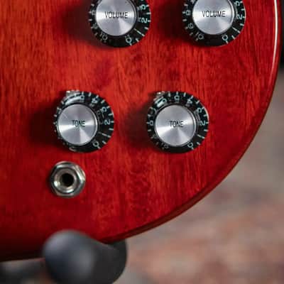 Epiphone 1964 SG Standard with Maestro Vibrola Reissue Electric Guitar - Cherry Red with Hardshell Case image 12