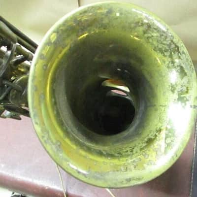 Buescher Alto Saxophone USA w/ case/neck/MP/strap, acceptable condition image 3
