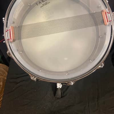 Sakae - 5.5x14" SDM1455T 10-Lug Snare Drum 2016 - Chrome image 14