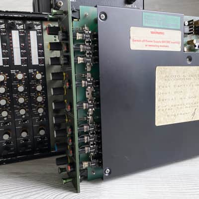 1979 Audio Design Recording Scamp Vintage Rack Loaded w/Scamp S01 S03 S04 S31 S100 Modules image 13