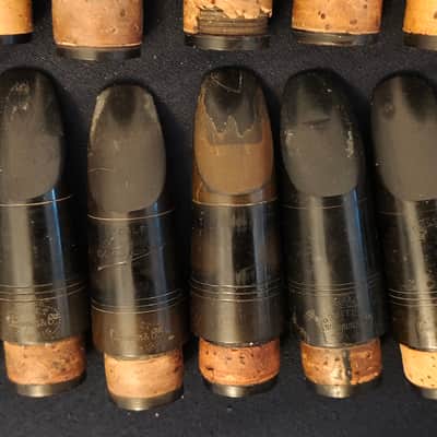 39 Clarinet Mouthpieces Buffet Crampon Low Logo (Chedeville) Rare Good State image 13