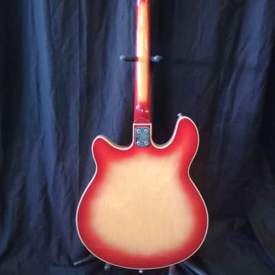 Salem Semi-Hollow Electric Guitar 1970s MIJ Burst *** FREE SHIPPING *** image 3