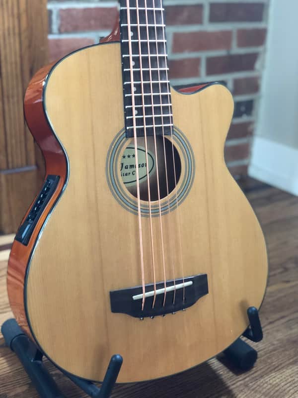 FREE Shipping 5 String Acoustic Electric Bass Guitar With Active EQ Pickup by Jameson image 1