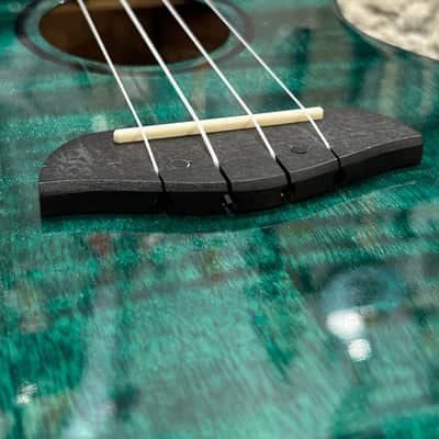 LAILA UDW-2313-FO HG GREEN - hi gloss concert ukulele image 2