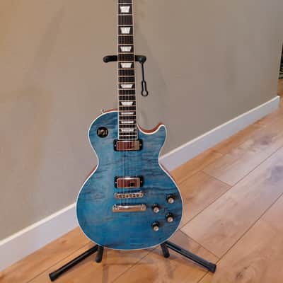 Gibson Les Paul Deluxe Player Plus 2018 Satin Ocean Blue image 1