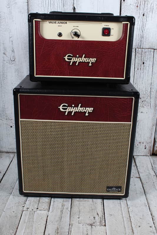 Epiphone Valve Junior Amplifier Head and 1x12 Cabinet Electric Guitar Tube Amp image 1