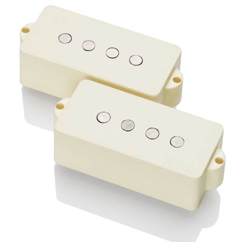 Mint EMG GZR-P HZ Geezer Butler Signature Passive P-Bass Pickup Set, Ivory image 1