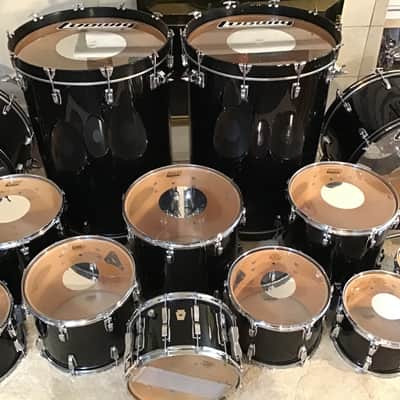 Eric Carr of KISS Personal Drum Set 1989 Custom HITS Tour Cannon 24x32 Bass Drums Authenticated COA image 14