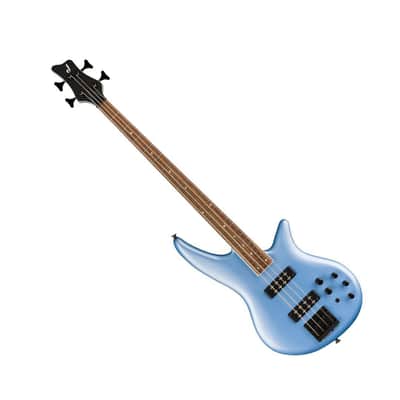 Jackson X Series Spectra Bass SBX IV 4-String Right-Handed Bass Guitar with Nyatoh Body and Laurel Fingerboard (Matte Blue Frost) image 4