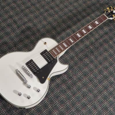 Dillion Les Paul Custom-Style White! w/hardshell case image 7