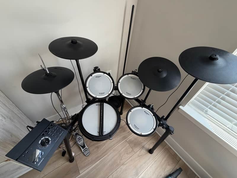 Used Roland TD-17KVX2 w/ Hi-hat stand, kick pedal, & drum throne *LOCAL PICKUP ONLY* image 1