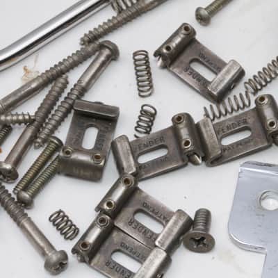 Aged Pre-CBS 50's Tremolo Vintagecorrect, Pat. Pend.Saddles, Made in UK image 6