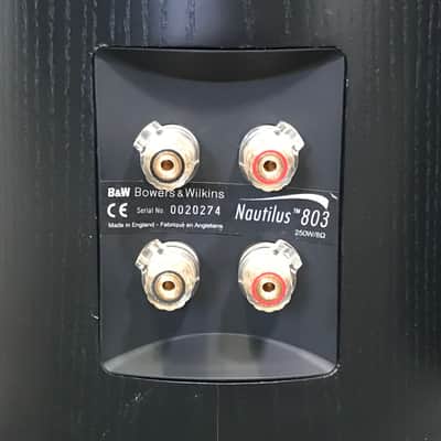 B&W Bowers & Wilkins Nautilus 803 Floor Standing Loudspeakers image 12