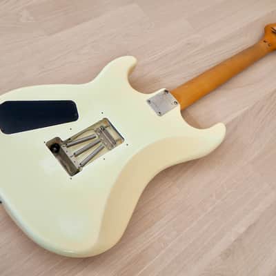 1984 Kramer USA Pacer Special Vintage Electric Guitar Creme w/ Floyd Rose, Case image 13