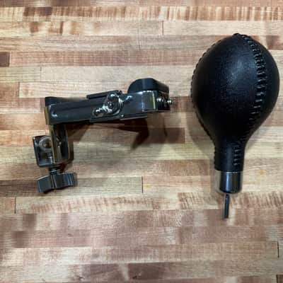 Latin Percussion LP281F Fusheki Foot Shaker Pedal Bracket with Maraca 2010s - Black/Chrome image 6