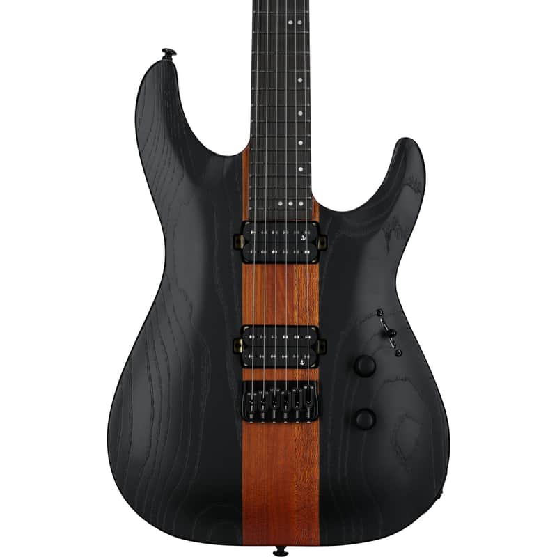 Schecter Rob Scallon C-1 Electric Guitar, Satin Dark Burst image 1