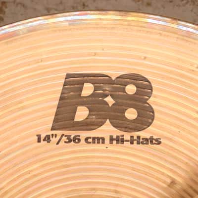 Sabian 14" B8 Hi-Hat Cymbals #1 image 13