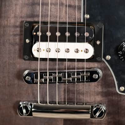 Gibson Victory Figured Top Electric Guitar - Translucent Ebony Burst with Hardshell Case image 8