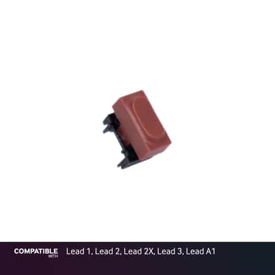 Nord Red Pushbutton Switch  Cap for Lead 1, Lead 2, Lead 2X, Lead 3, Lead A1