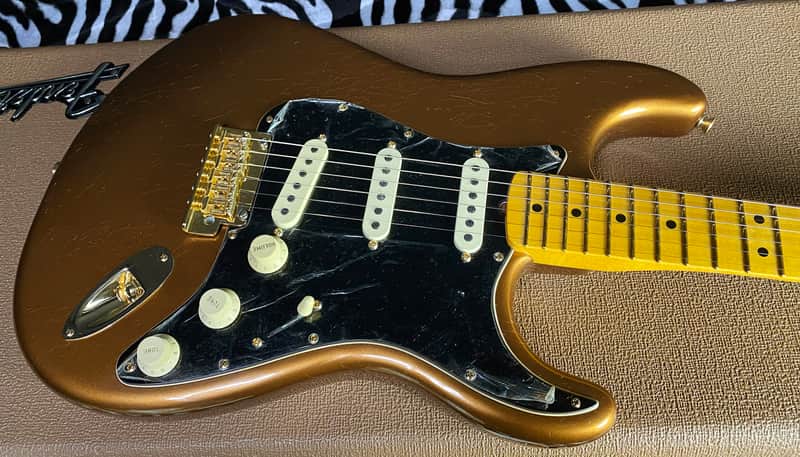 Mint MINT 2024 Fender Bruno Mars Stratocaster Mars Mocha - Limited Edition - Authorized Dealer - In-Stock! 7.8lbs - G02643 image 1