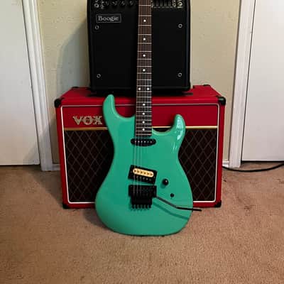 Kramer LK-1BF 1986 Seafoam Green (ESP Made) Killswitch Modified Japan Exclusive Design image 1