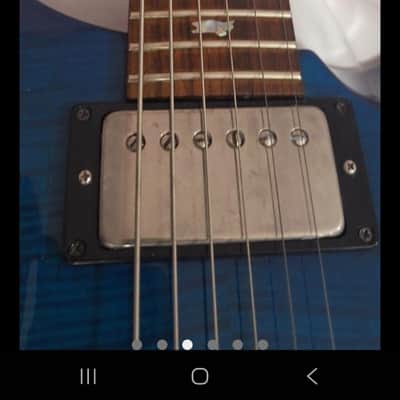 PRS Custom 22 Tremolo 10-Top 2004 - Royal Blue image 7
