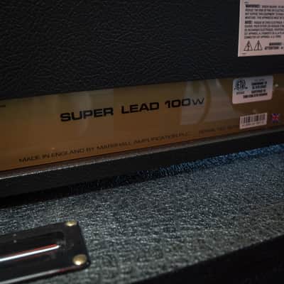 (USED-C) Marshall JMP Superlead 100 + 1960BV 4x12 Cab + Rivera Rock Crusher R980 HALF STACK image 7