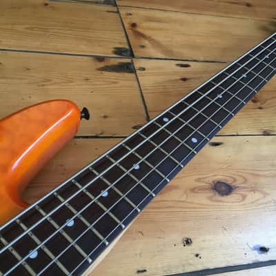 Spector Q5 Pro 5 Bass Guitar 5 String Korea 2000 EMG HZ image 4