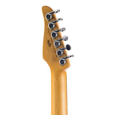 Tom Anderson Guitarworks Angel - Ultraviolet Blue with Binding image 8