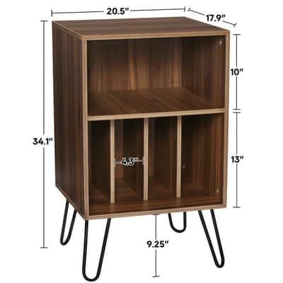 New Vinyl Storage Record Player / Turntable with Guitar Stand Musical Instrument Storage Home Office Furniture 2023 image 2