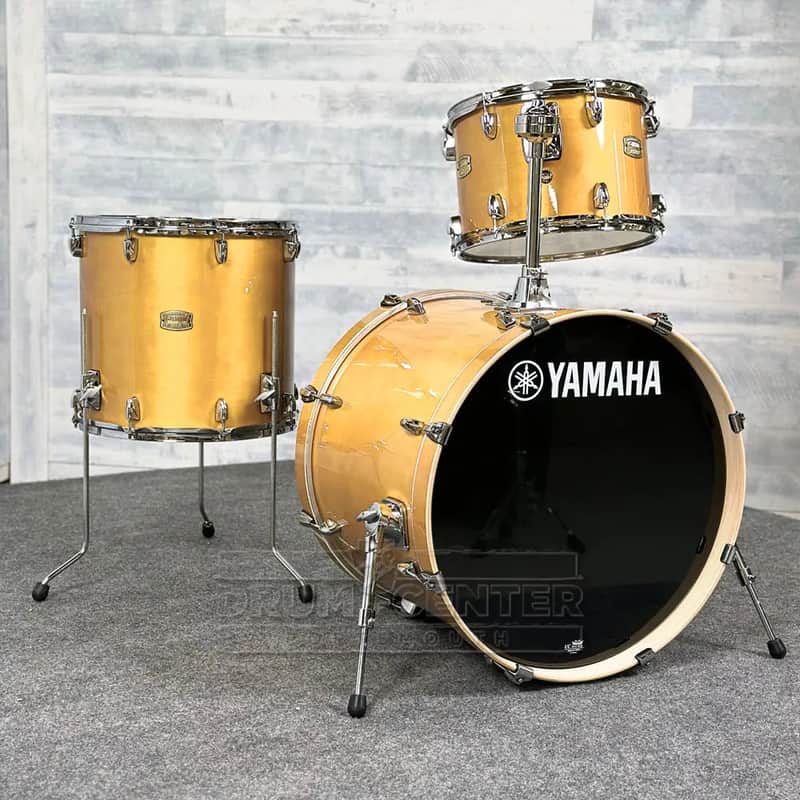 Yamaha Stage Custom Birch 3pc Drum Set 22/13/16 Natural Wood image 1