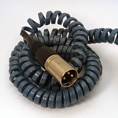 Custom Lo-Fi Telephone Microphone - NT Dawn ‘Pancake’ ‘Donut’ 1970’s Phone Mic - Beige/Blue w/ Base image 6