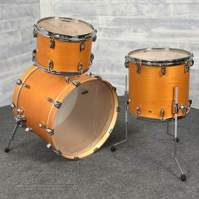 Yamaha Tour Custom Maple 3pc Drum Set 20/12/14 Caramel Satin image 2