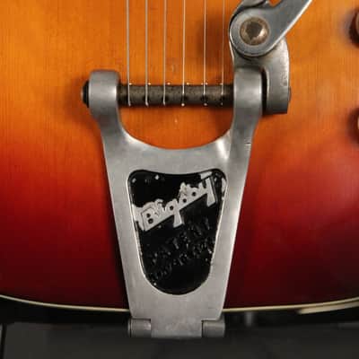 Silvertone Aristocrat electric archtop w/Bigsby 1950s image 10