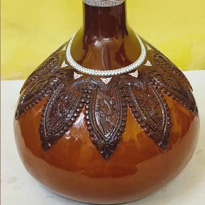Shreeom Handicraft Female Tanpura Indian teak Wooden Female Tanpura Musical Instruments Standard Tuning Amazing Sound Gift For Professional Player and Beginners image 7