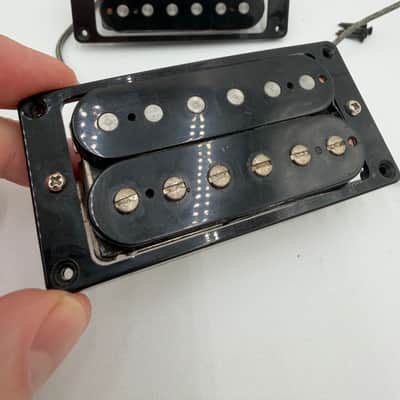 1980s Gibson Tim Shaw PAF & Dirty Fingers Humbucker Set - Black image 2