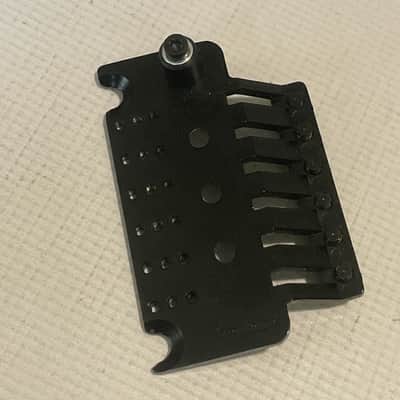 1990's Era Original Floyd Rose Made in Germany Black Left Hand Lefty Tremolo Bridge Base Plate w/ Arm Bushing image 8