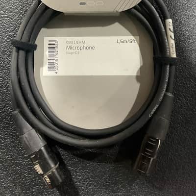 Cordial CIM 1,5 FM Essentials' 5ft Microphone Cable 'Male XLR to Female XLR' image 1